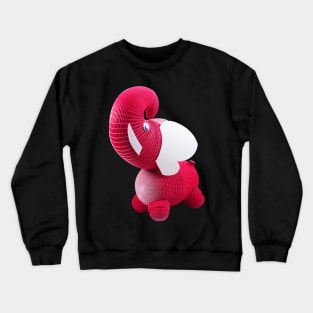 The red elephant Crewneck Sweatshirt